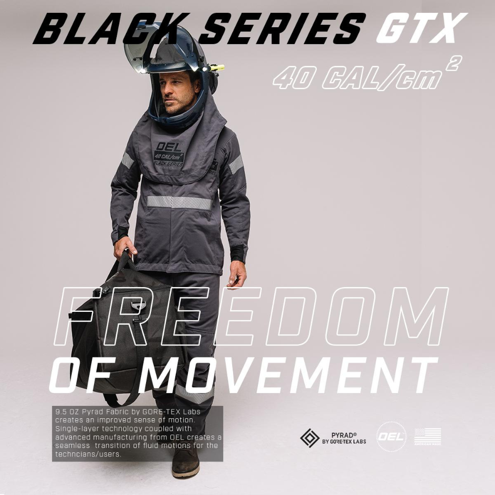 OEL Black Series GTX 40 CAL Jacket and Bib Kit with Hood from GME Supply